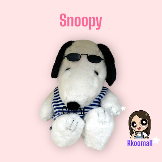 Snoopy Plush with sunglasses 太陽鏡史啊比公仔