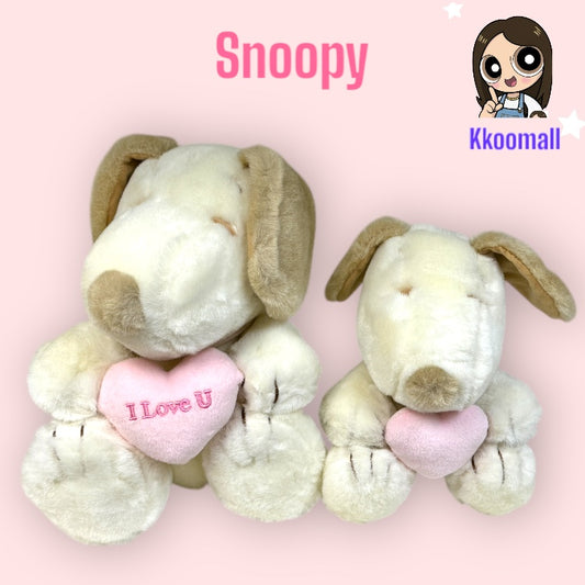Snoopy Plush I love you 史路比公仔