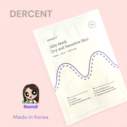 韓國 Dercent Jelly Mask 1 片裝 / 5 片裝 (適合醫美療程後修護用）