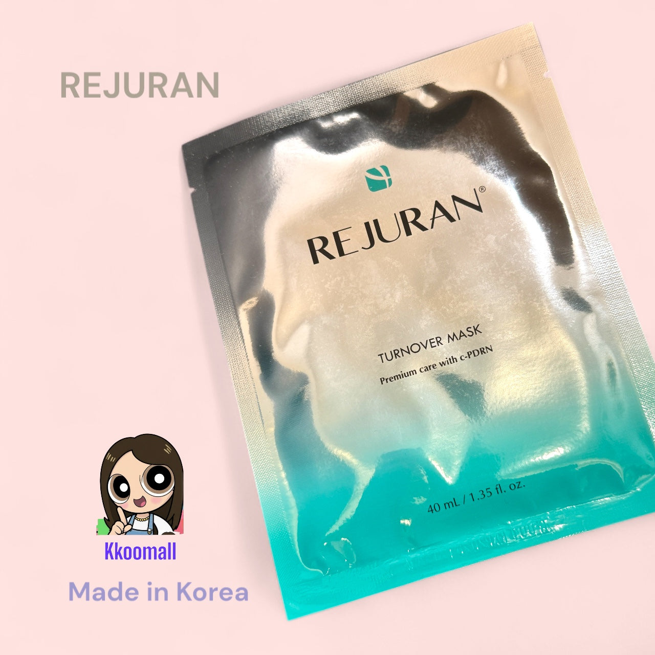 Rejuran Turnover Mask 滋養修復水光針修復面膜 1 片裝 / 5 片裝
