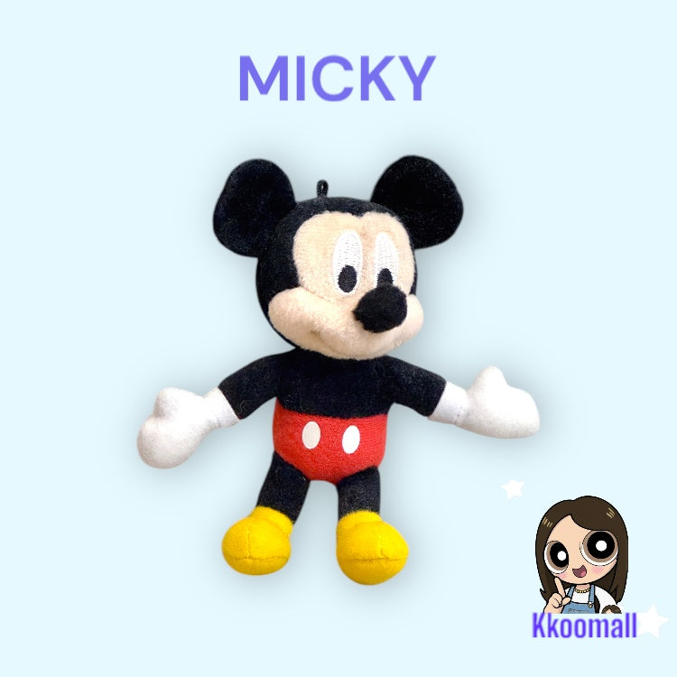 多款 Disney 公仔吊飾 (正品) Micky, Minnie, Keroppi, Winnie The Pooh, Piglet, Tigger