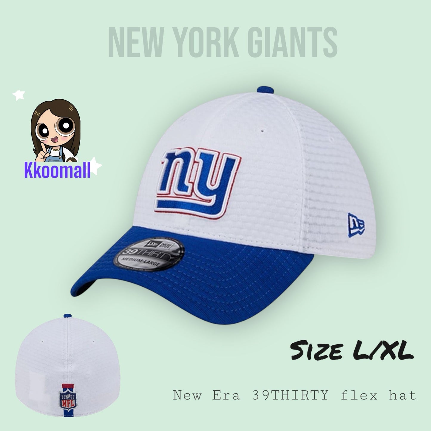 New York Giants New Era NFL Training Camp 39THIRTY Flex Hat