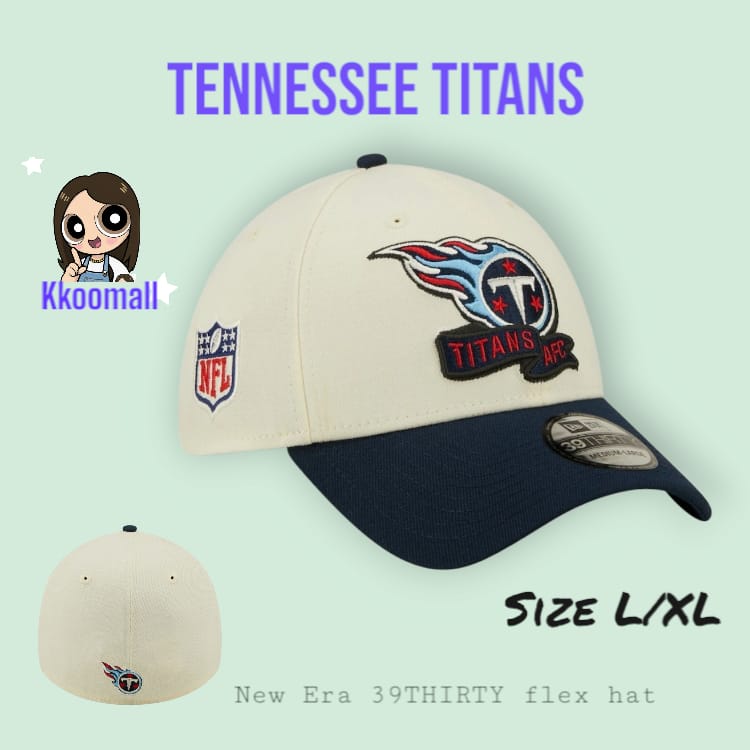NFL New Era 39THIRTY Flex Hat - Tennessee Titans, New Orleans Saints