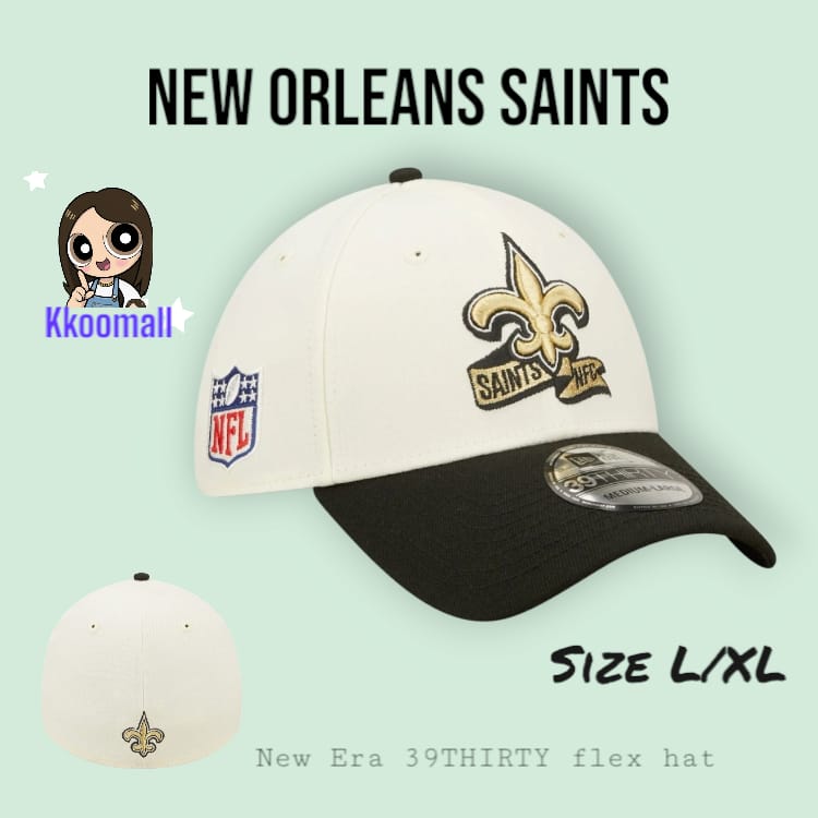 NFL New Era 39THIRTY Flex Hat - Tennessee Titans, New Orleans Saints
