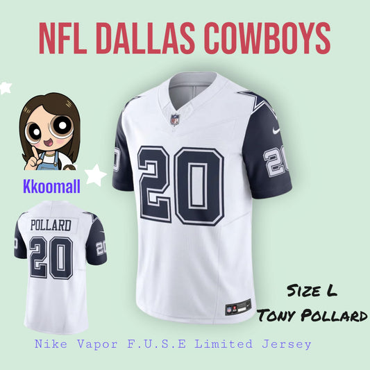 NFL - Tony Pollard Dallas Cowboys Nike Vapor F.U.S.E. Limited Jersey - White