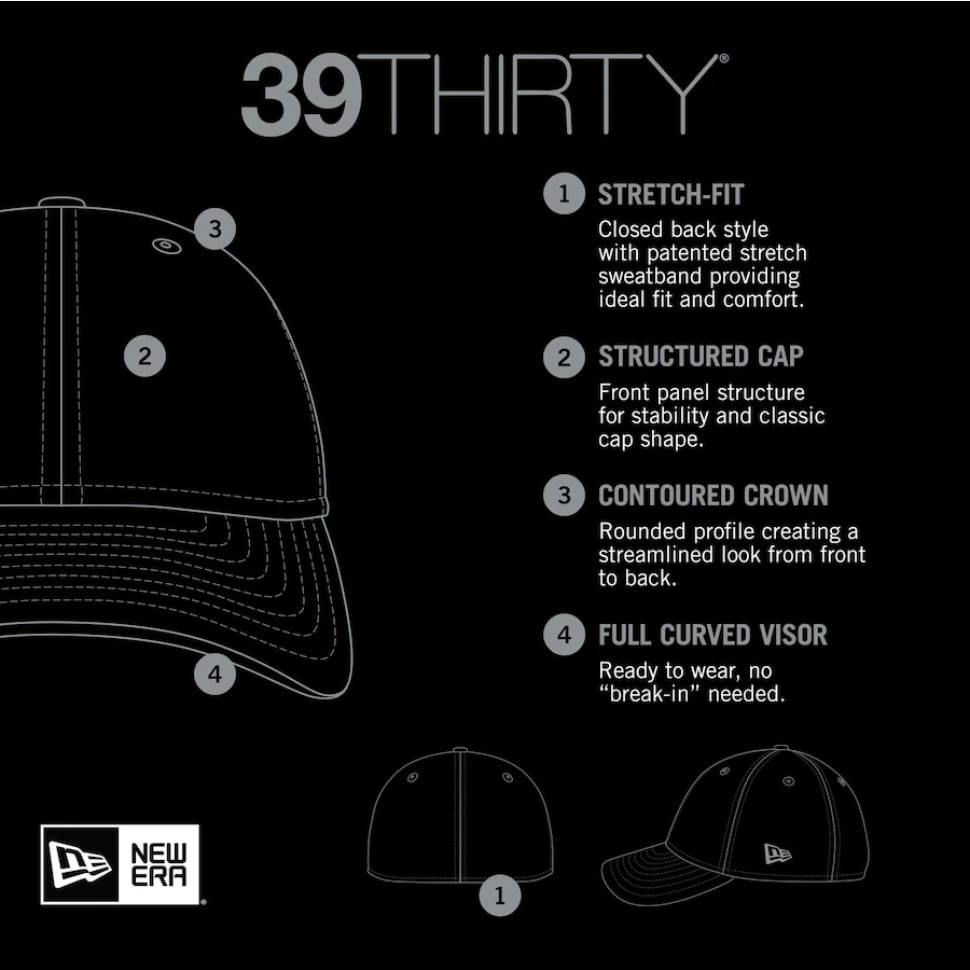 NFL - Buffalo Bills New Era Salute To Service 39THIRTY Flex Hat - Black/Royal