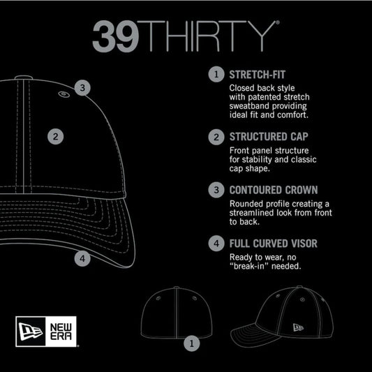 NFL - Buffalo Bills New Era Salute To Service 39THIRTY Flex Hat - Black/Royal